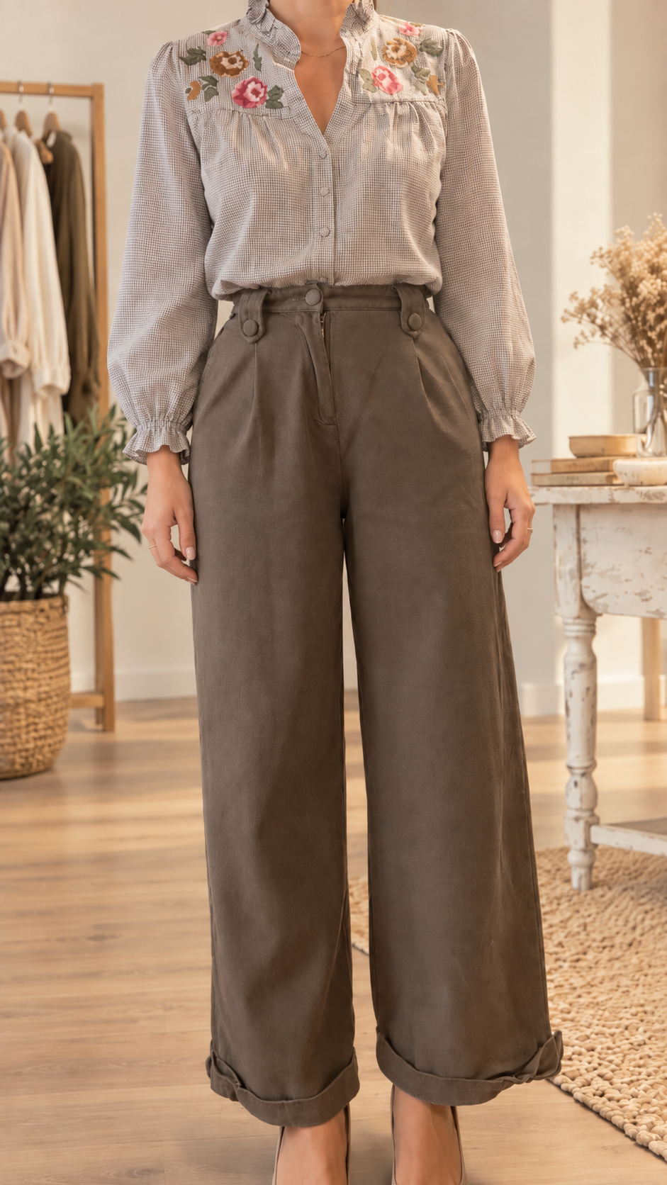 Pantalone Robin Milk coffee