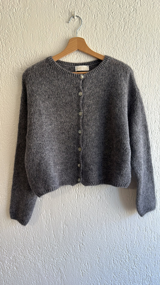 Cardigan Linette dark grey
