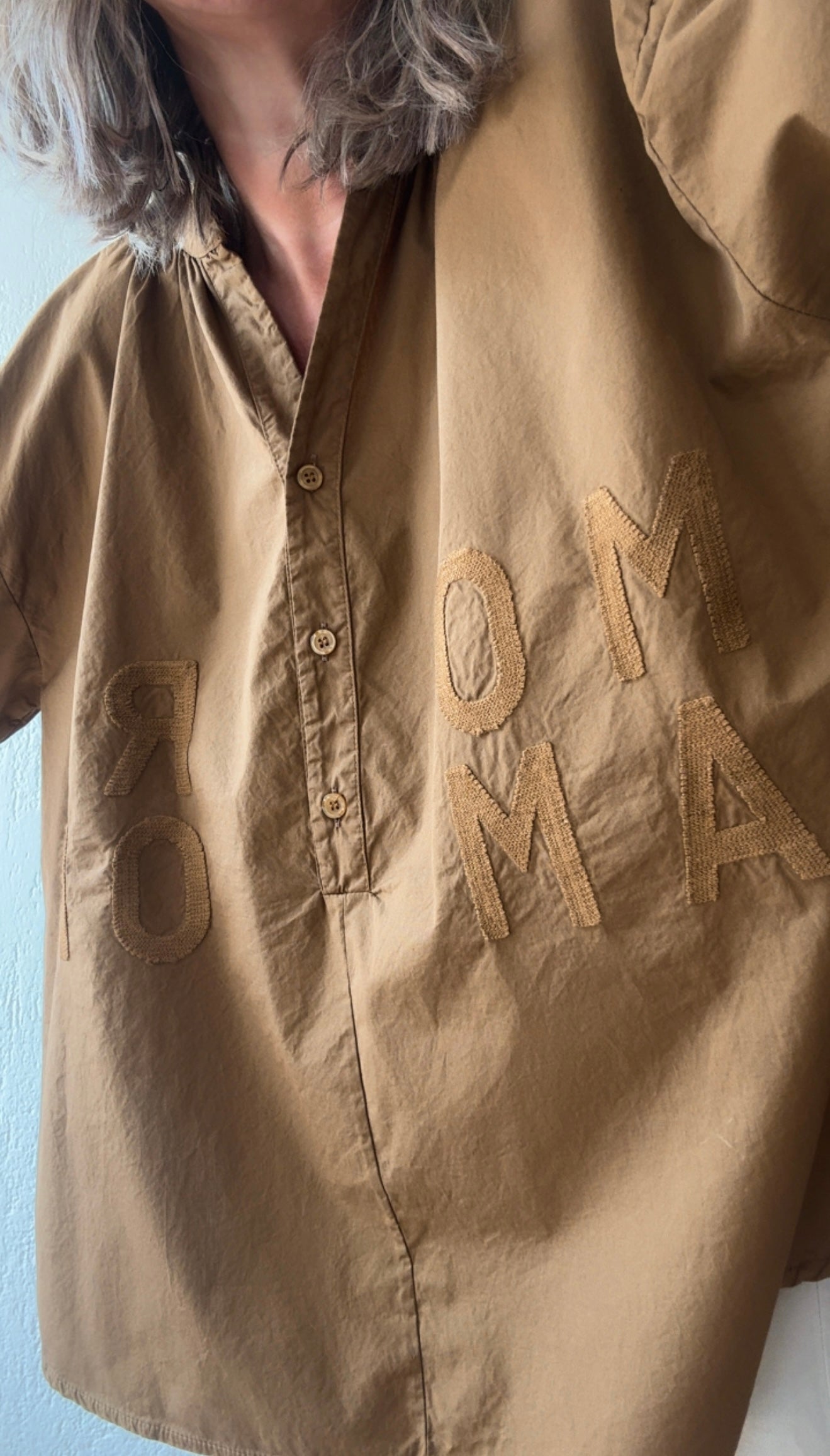 Camicia Amore mostarda
