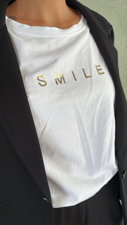 T-shirt Smile white