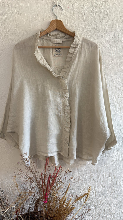 Cardigan camicia Gloria sand
