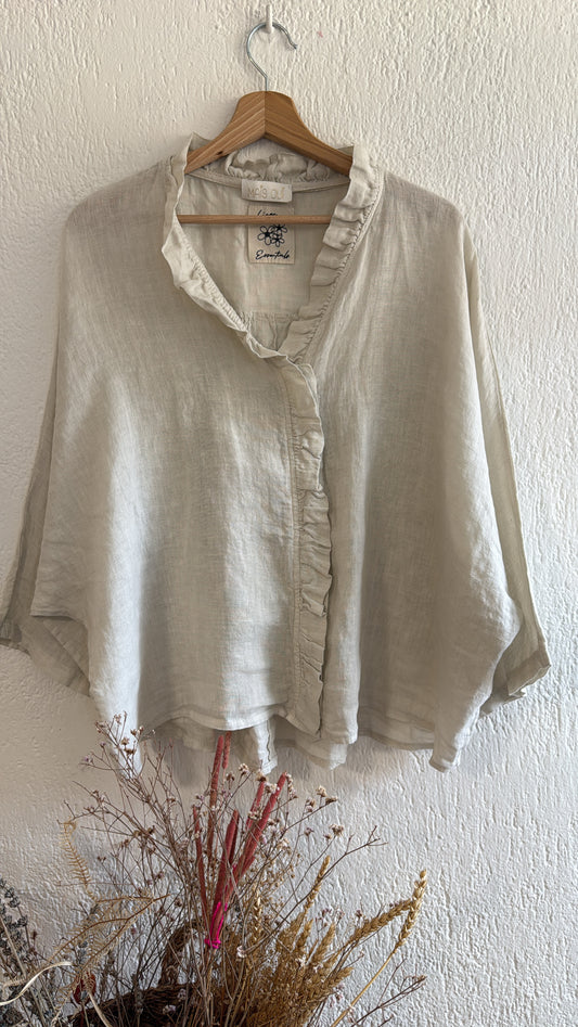 Cardigan camicia Gloria sand