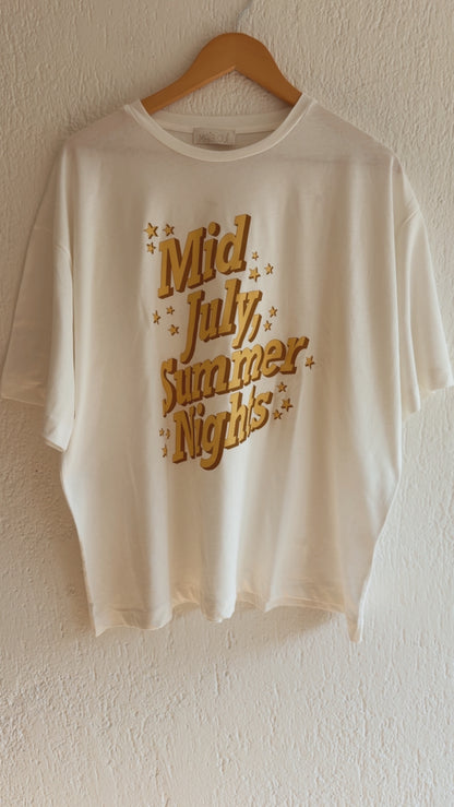 T-shirt Vintage white