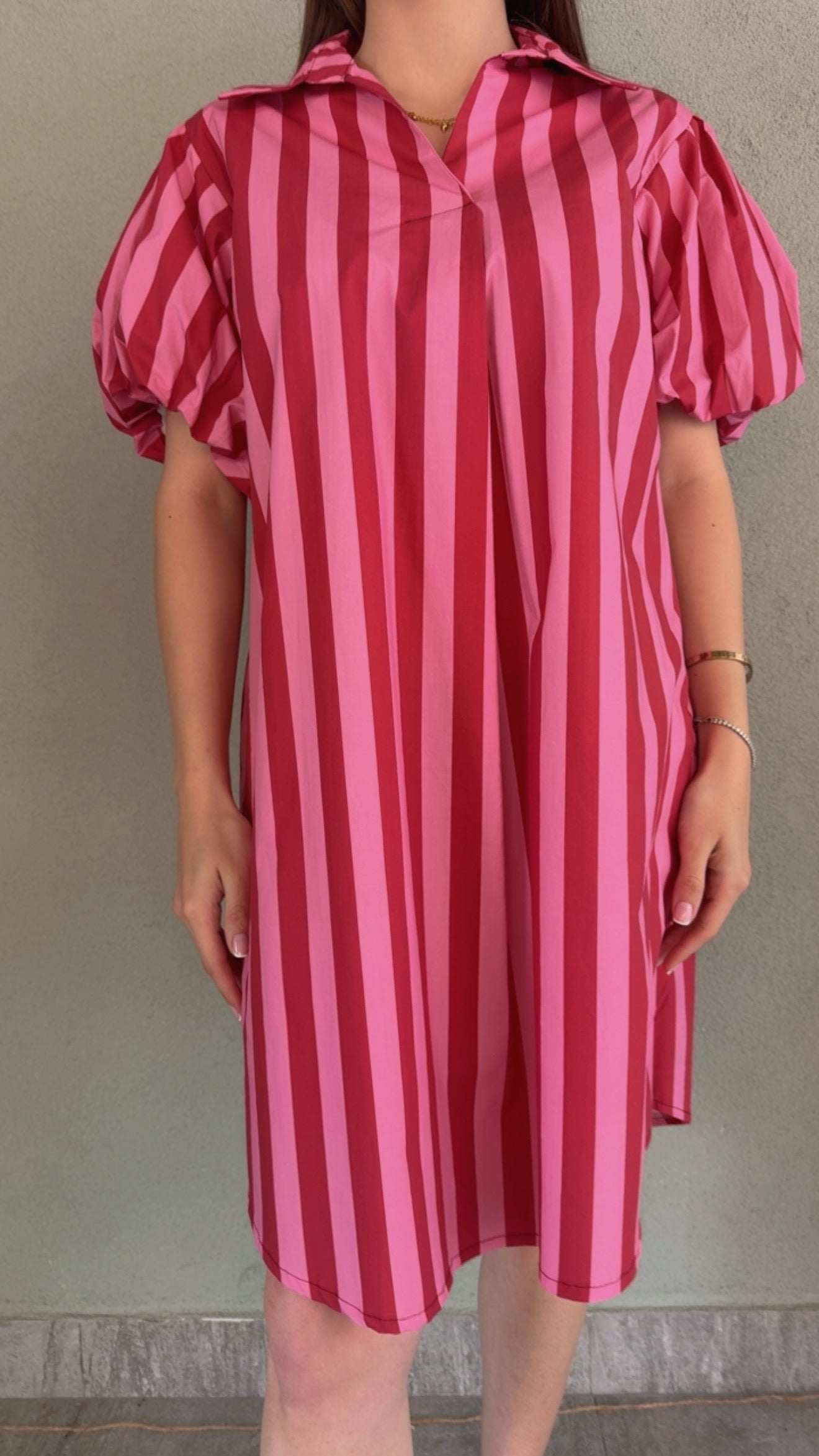 Abito Geremia fragola lampone