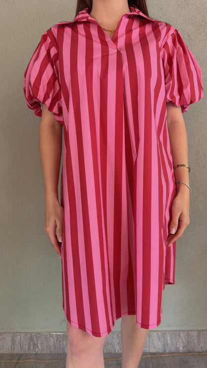 Abito Geremia fragola lampone