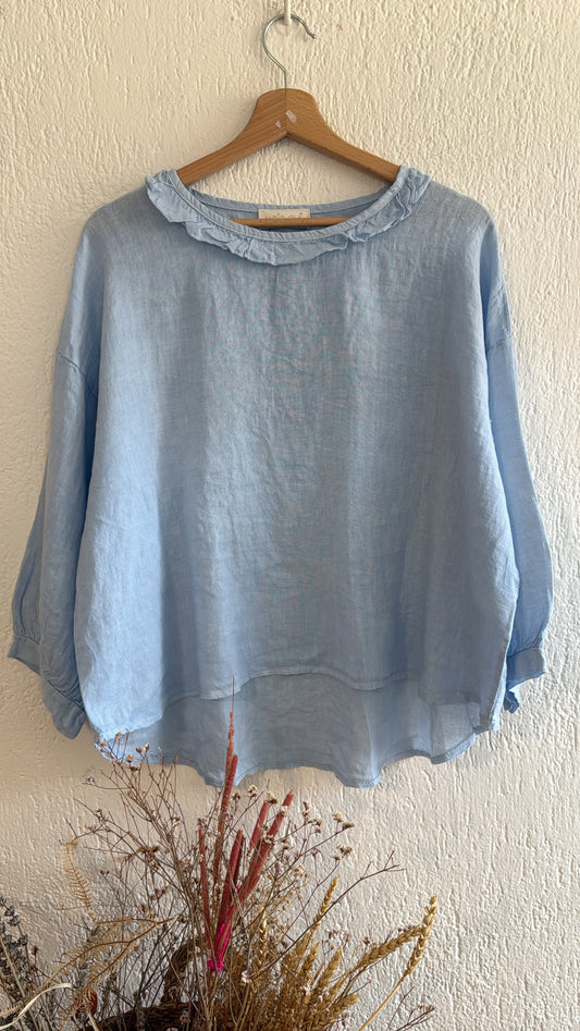 Blusa Gioelle azzurro