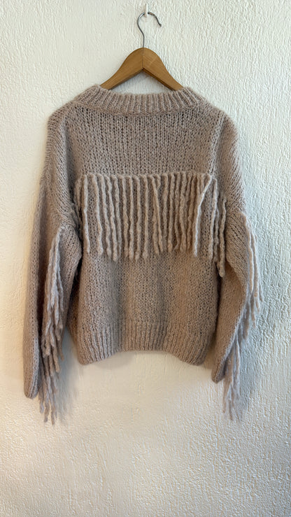 Maglia twinkle rosa polvere