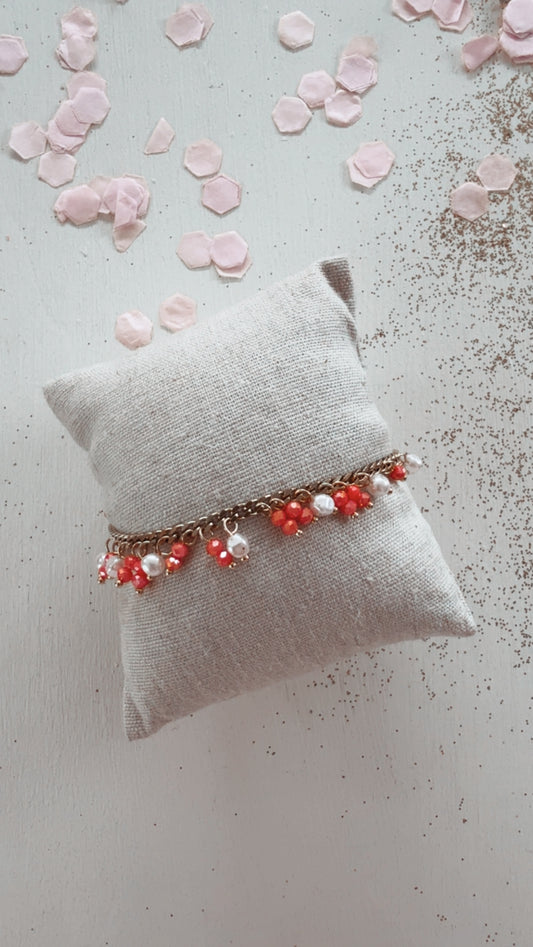 Braccialetto Perla orange
