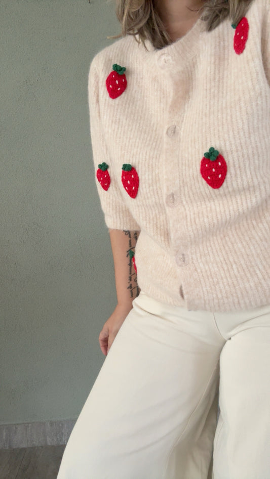 Cardigan Strawberry
