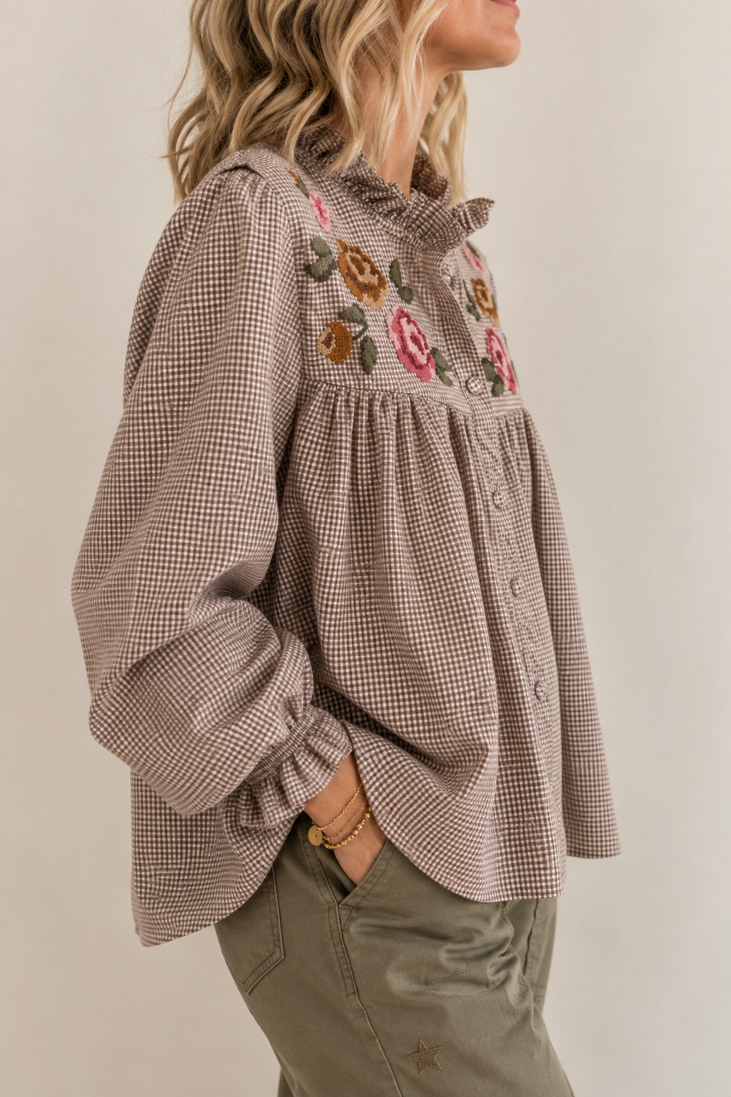 Camicia Rosemary choco