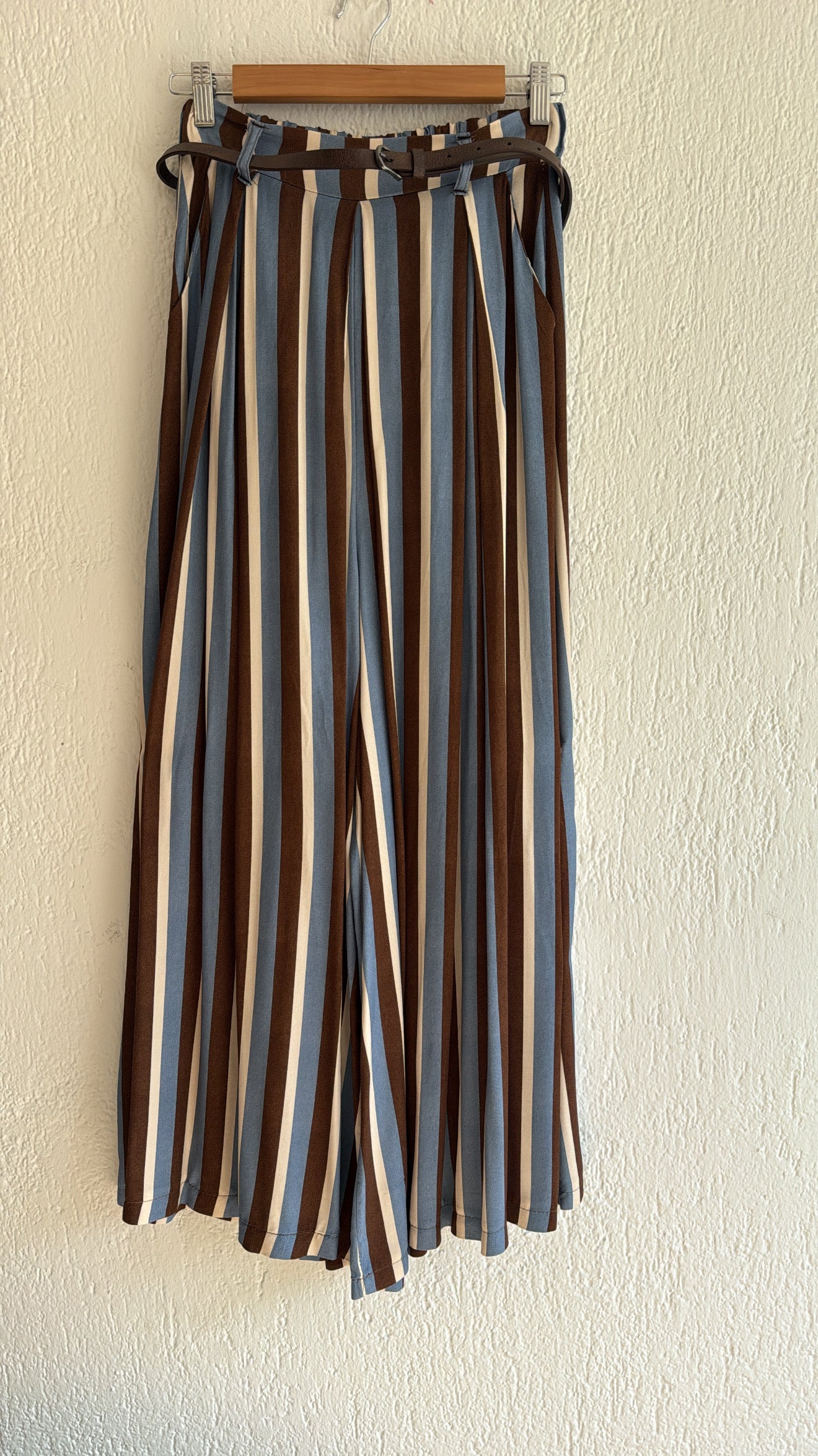 Pantalone Rudy riga azzurra