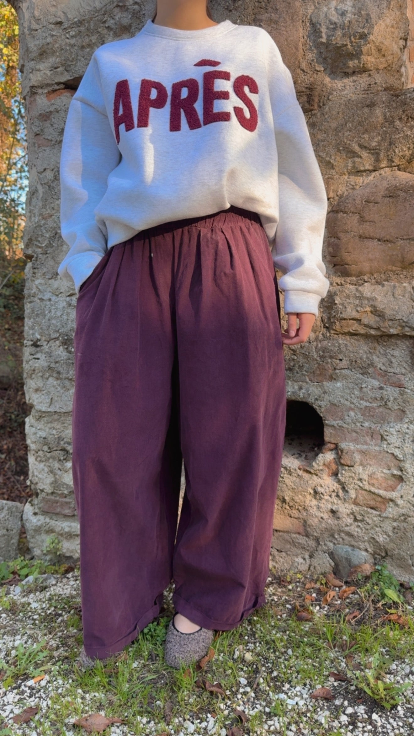 Pantalone Paride prune