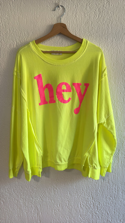 Maglia Hey Giallo Fluo