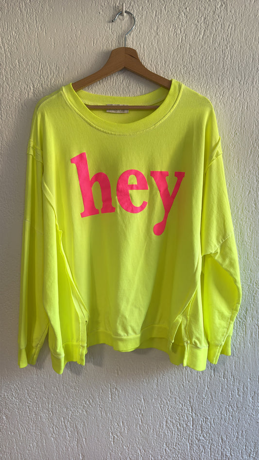 Maglia Hey Giallo Fluo