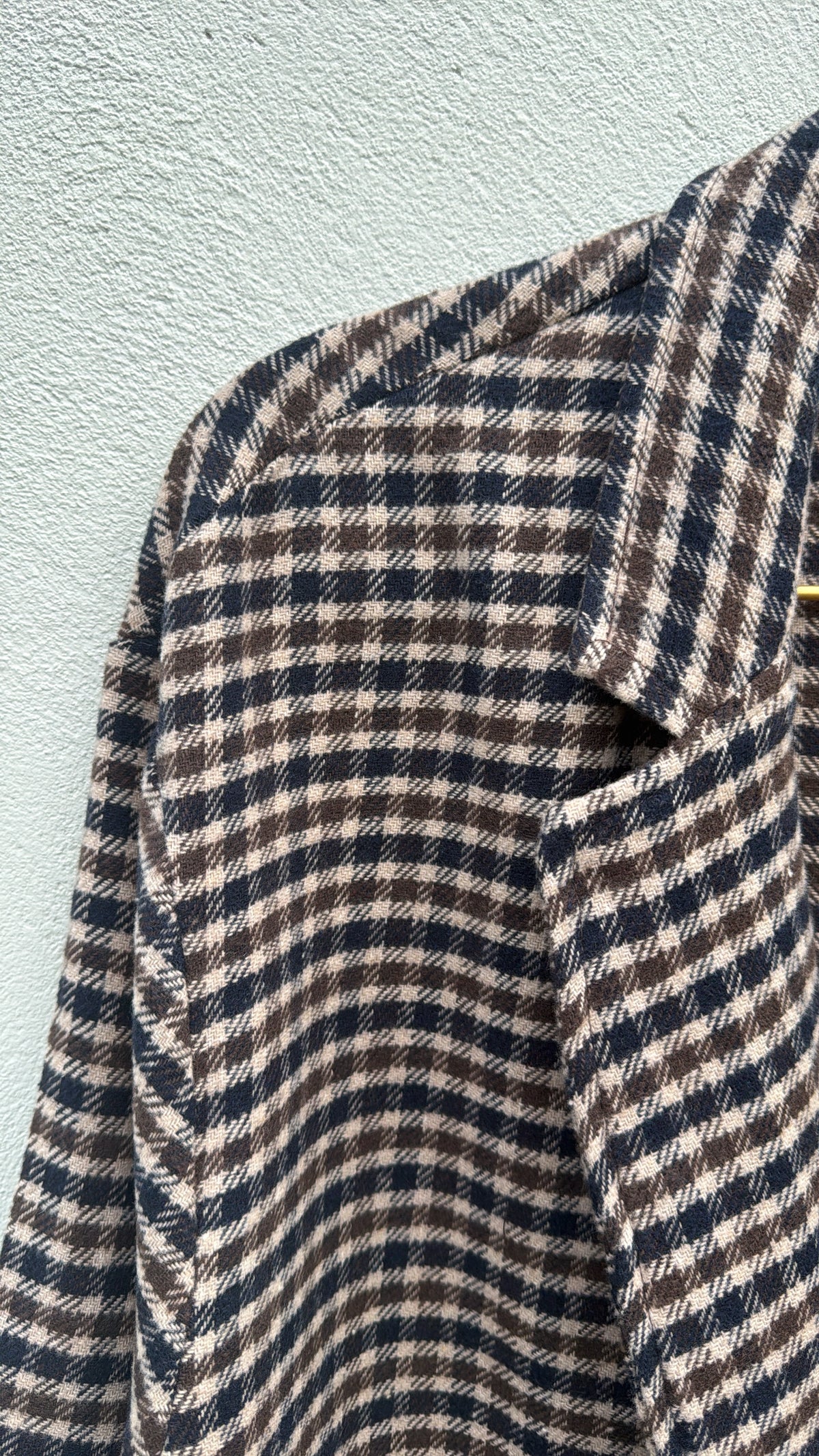 Giacca Scotland check navy