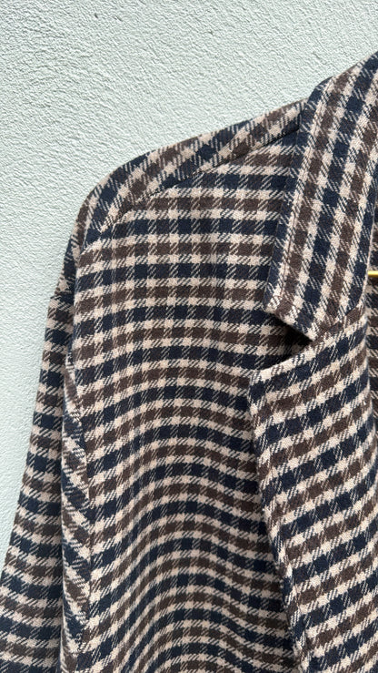 Giacca Scotland check navy
