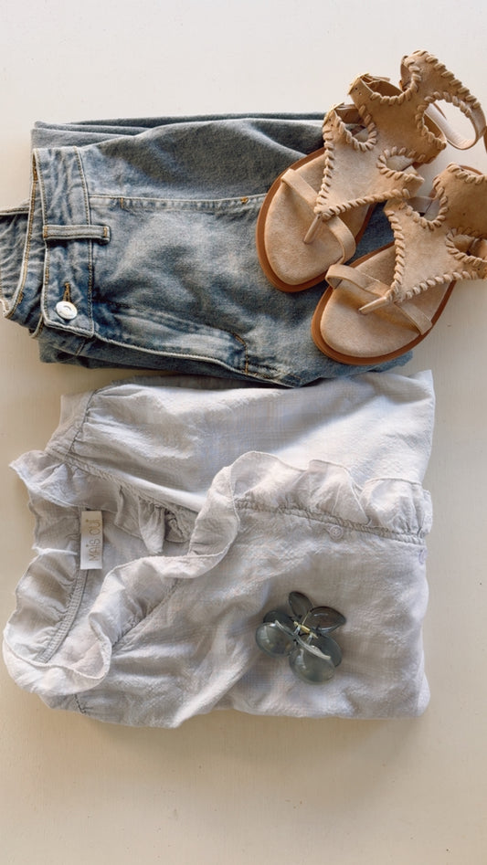 Camicia Camelia azzurra