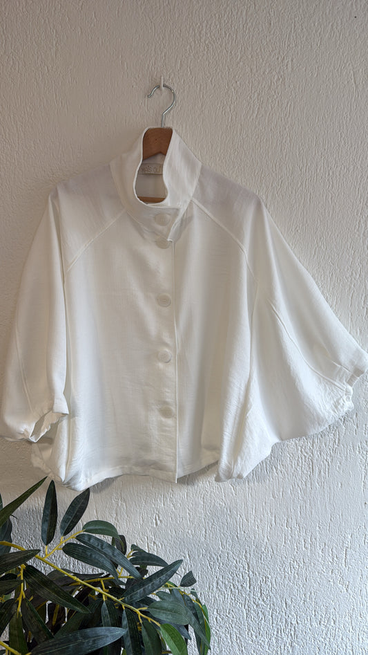 Giacca Boho bianca
