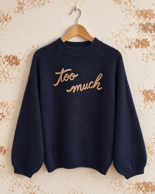 Maglia Too Much navy