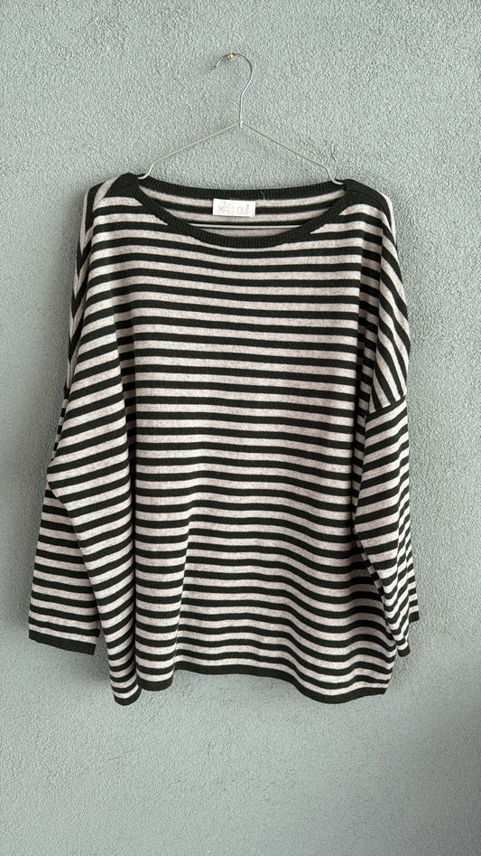 Maglia Stripped green