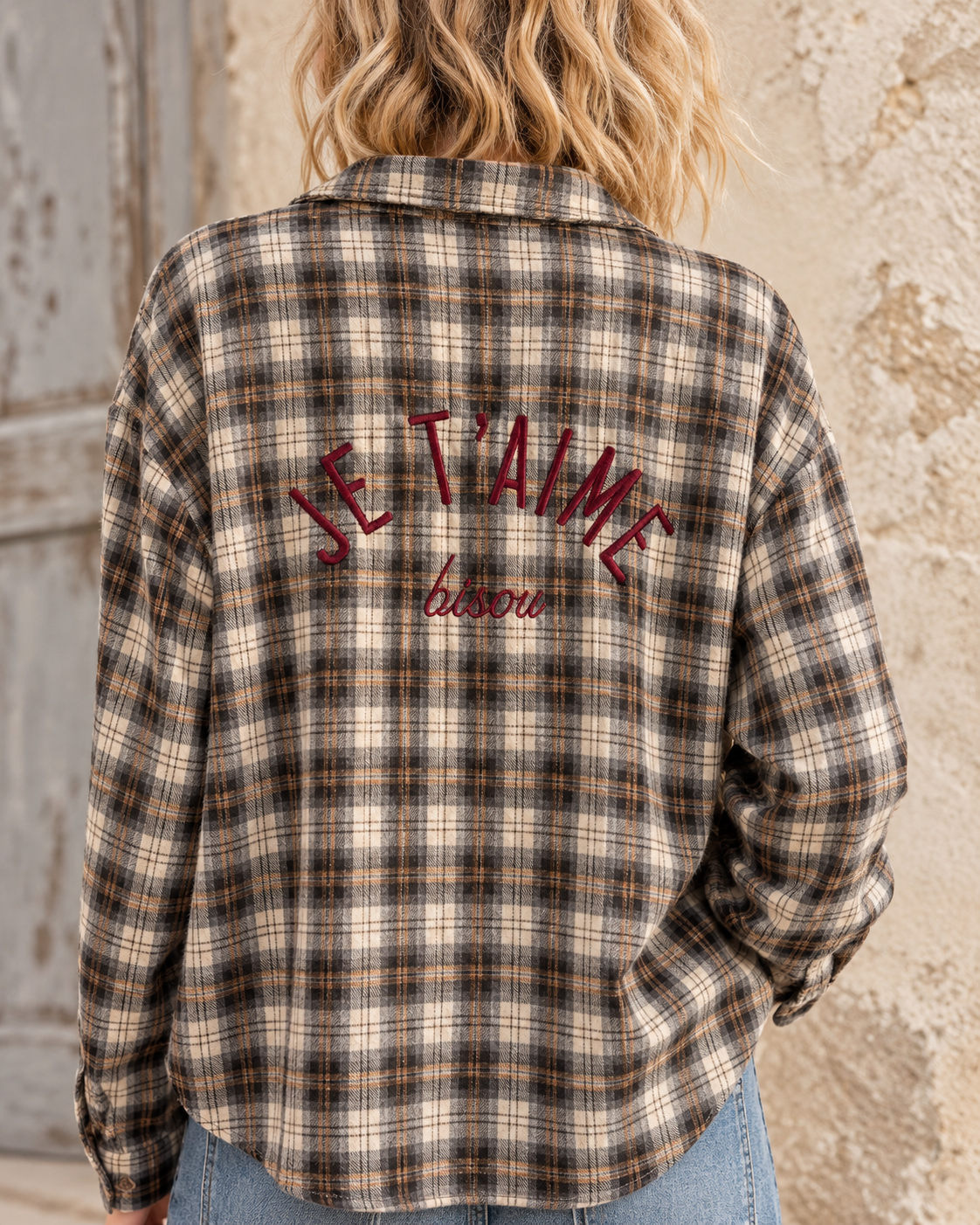 Camicia Jet'aime check grey