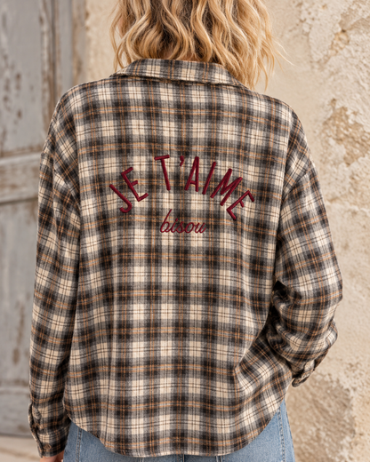 Camicia Jet'aime check grey