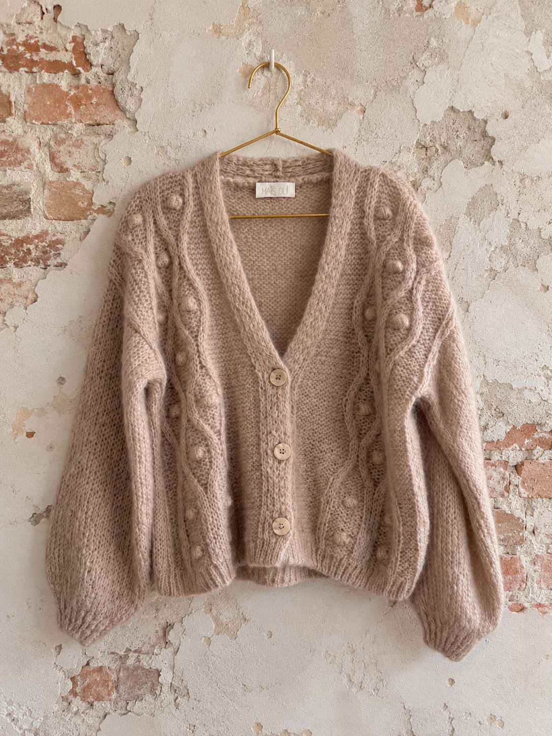 Cardigan Clotilde blush