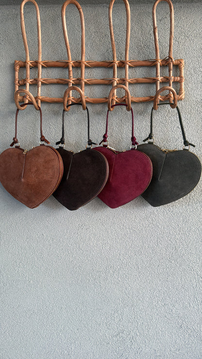 Borsa Cuore Burgundy