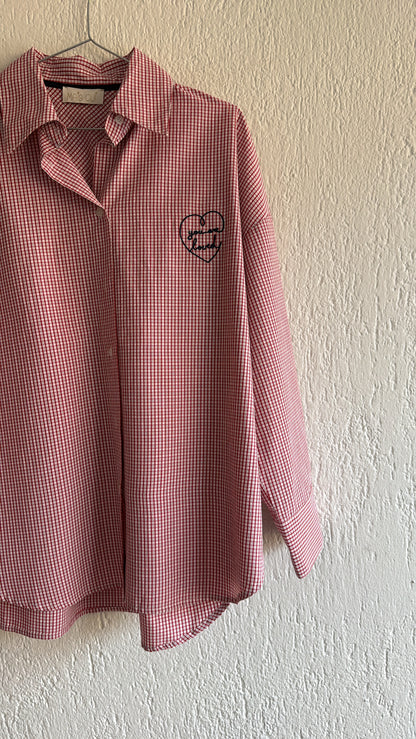 Camicia Loved red