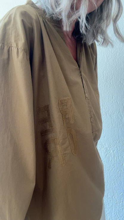 Camicia Amore mostarda