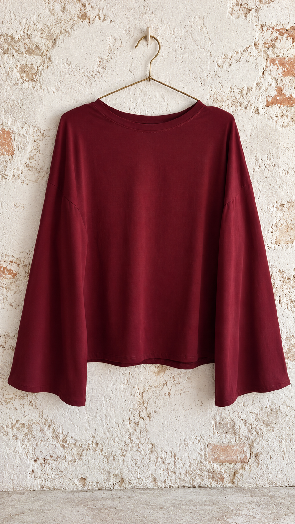 T-shirt  Teodora burgundy