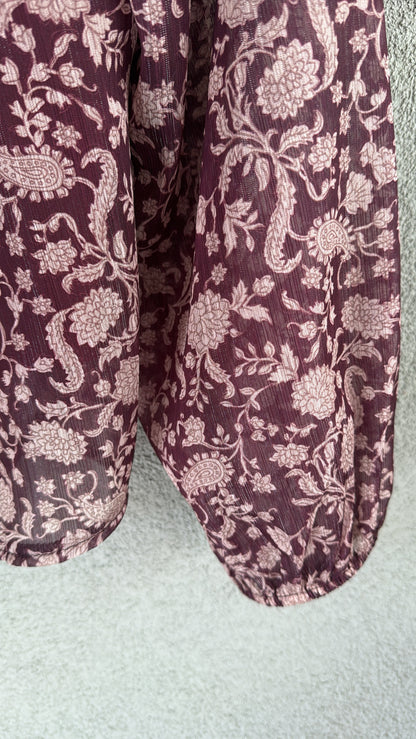 Camicia Alaia Burgundy
