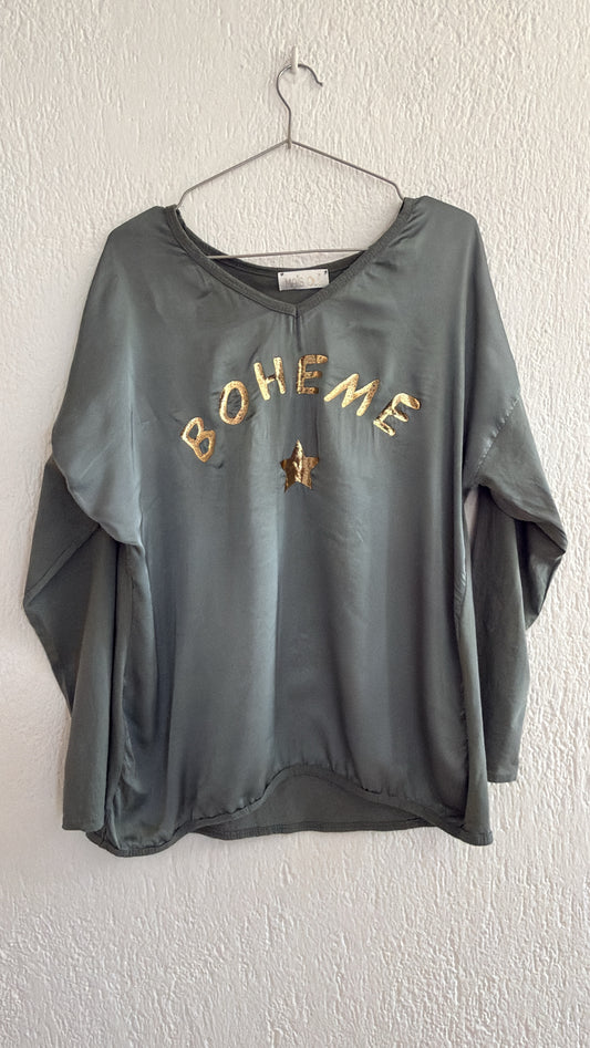 T-shirt Boheme military