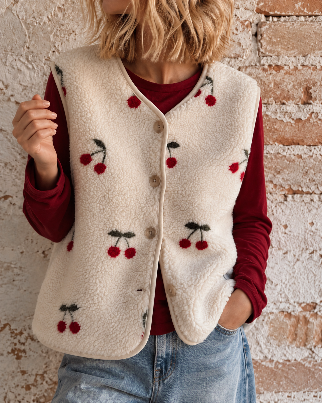 Gilet Mini Cherries