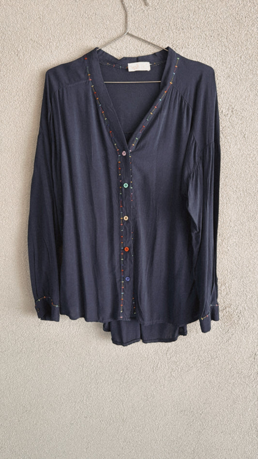 Camicia Blur navy