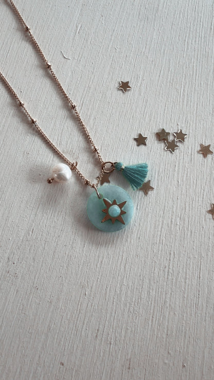 Girocollo Peggy azzurro