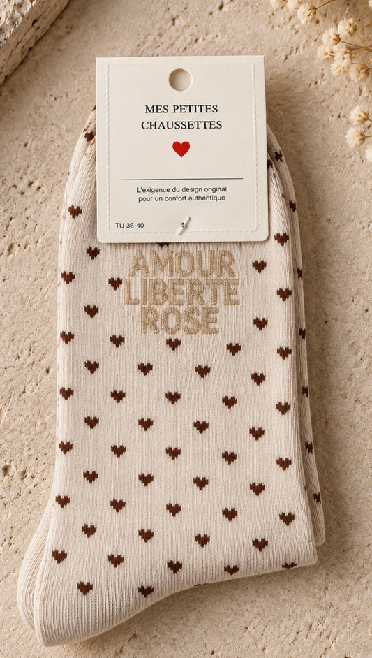 Calze Amour Liberté milk