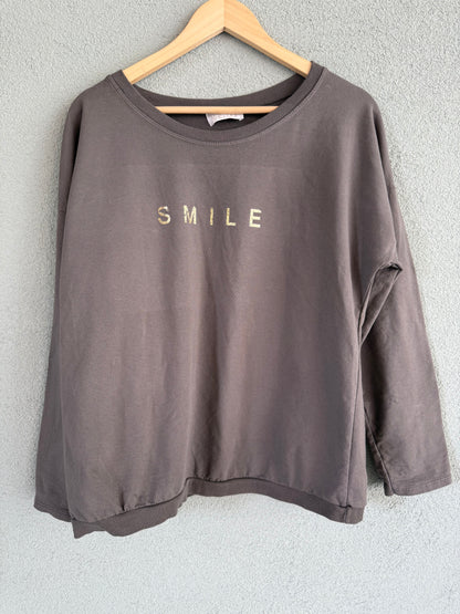 T-shirt Smile dark grey