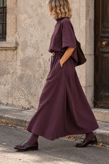 Combo Hoshiko burgundy
