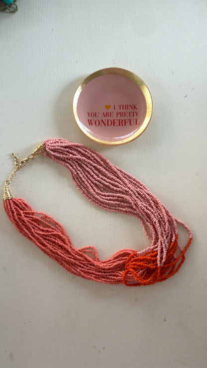Girocollo Telma rosa