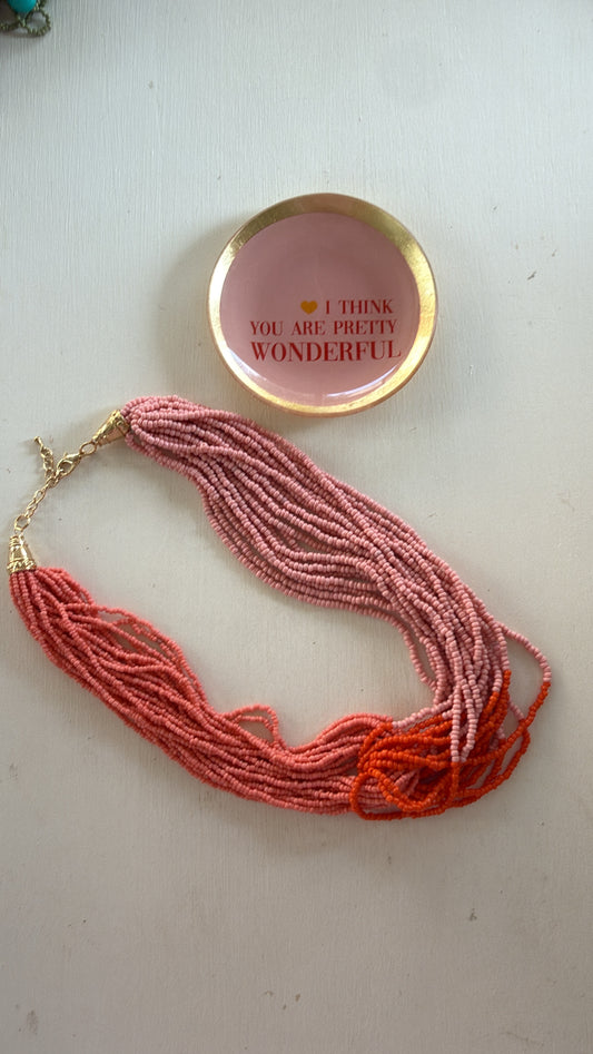 Girocollo Telma rosa