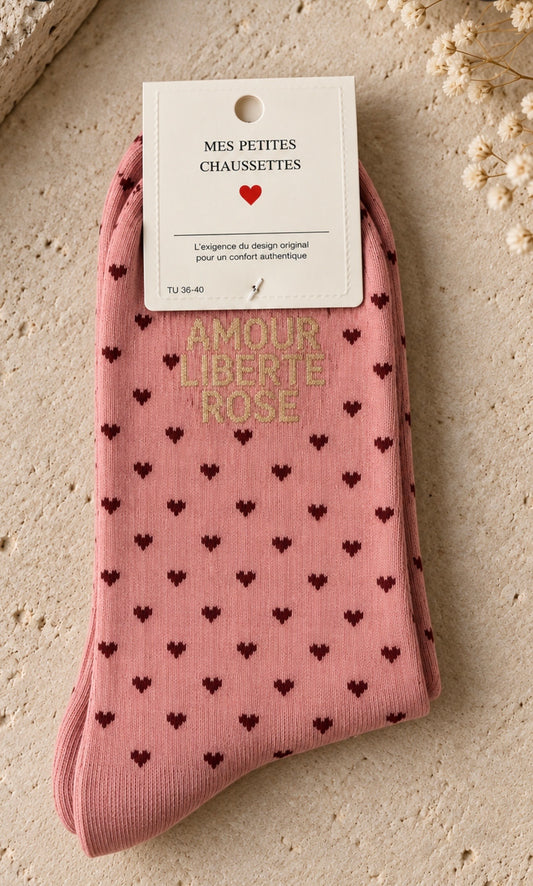 Calze Amour Liberté rose