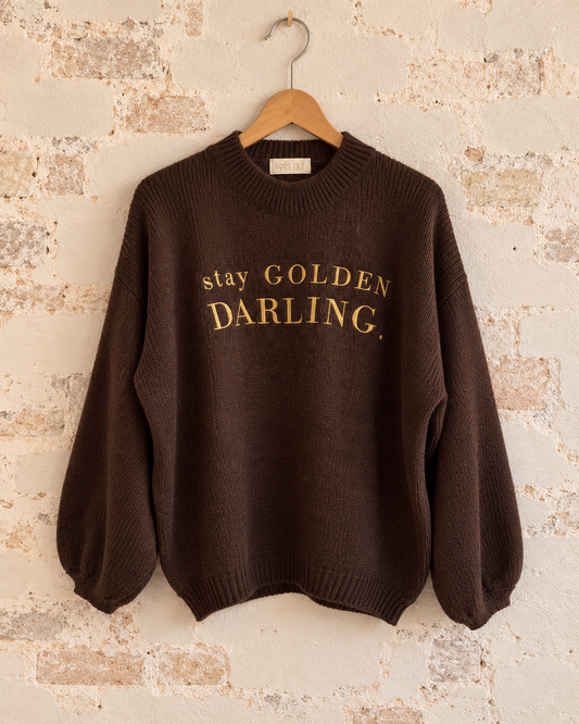 Maglia Stay Golden choco