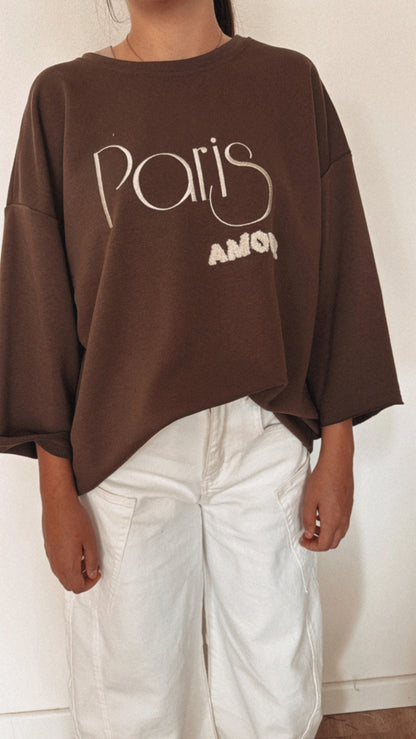 Maglia Paris Amour choco