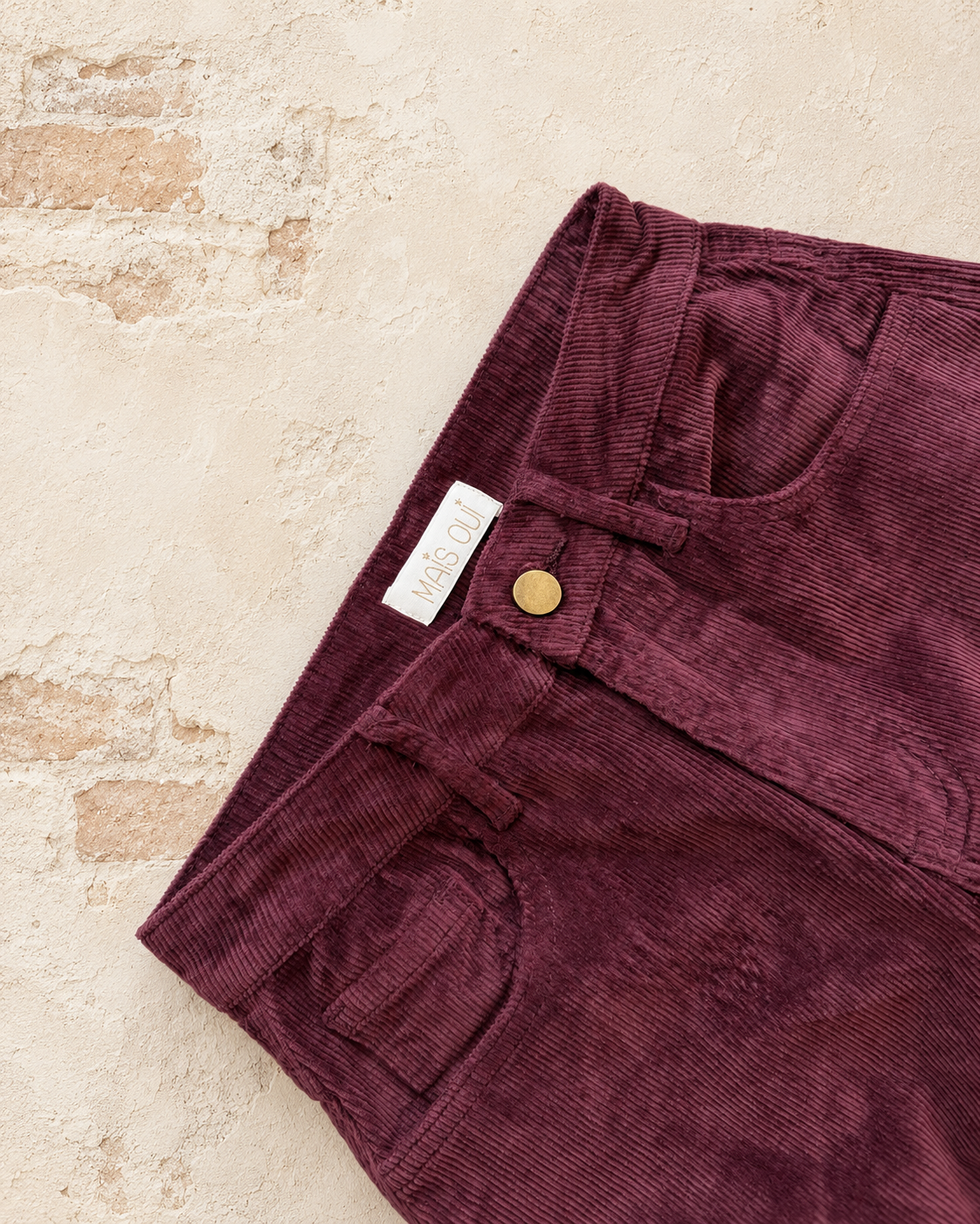 Pantalone Paco burgundy