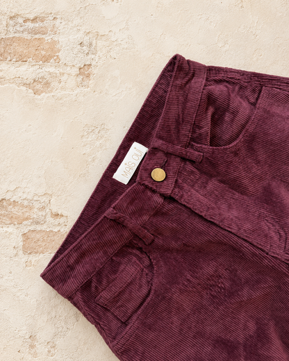 Pantalone Paco burgundy