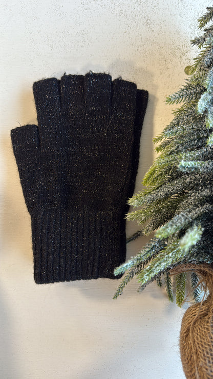 Guanti “mezze dita” Celine black