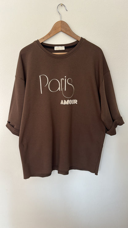 Maglia Paris Amour choco