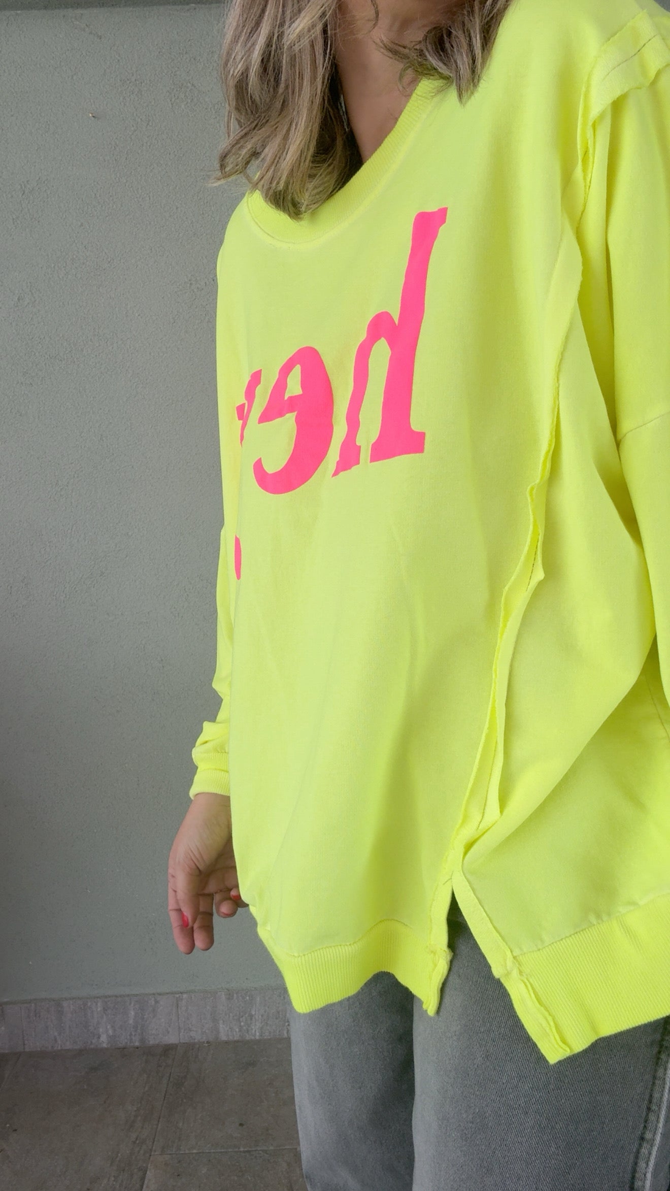 Maglia Hey Giallo Fluo
