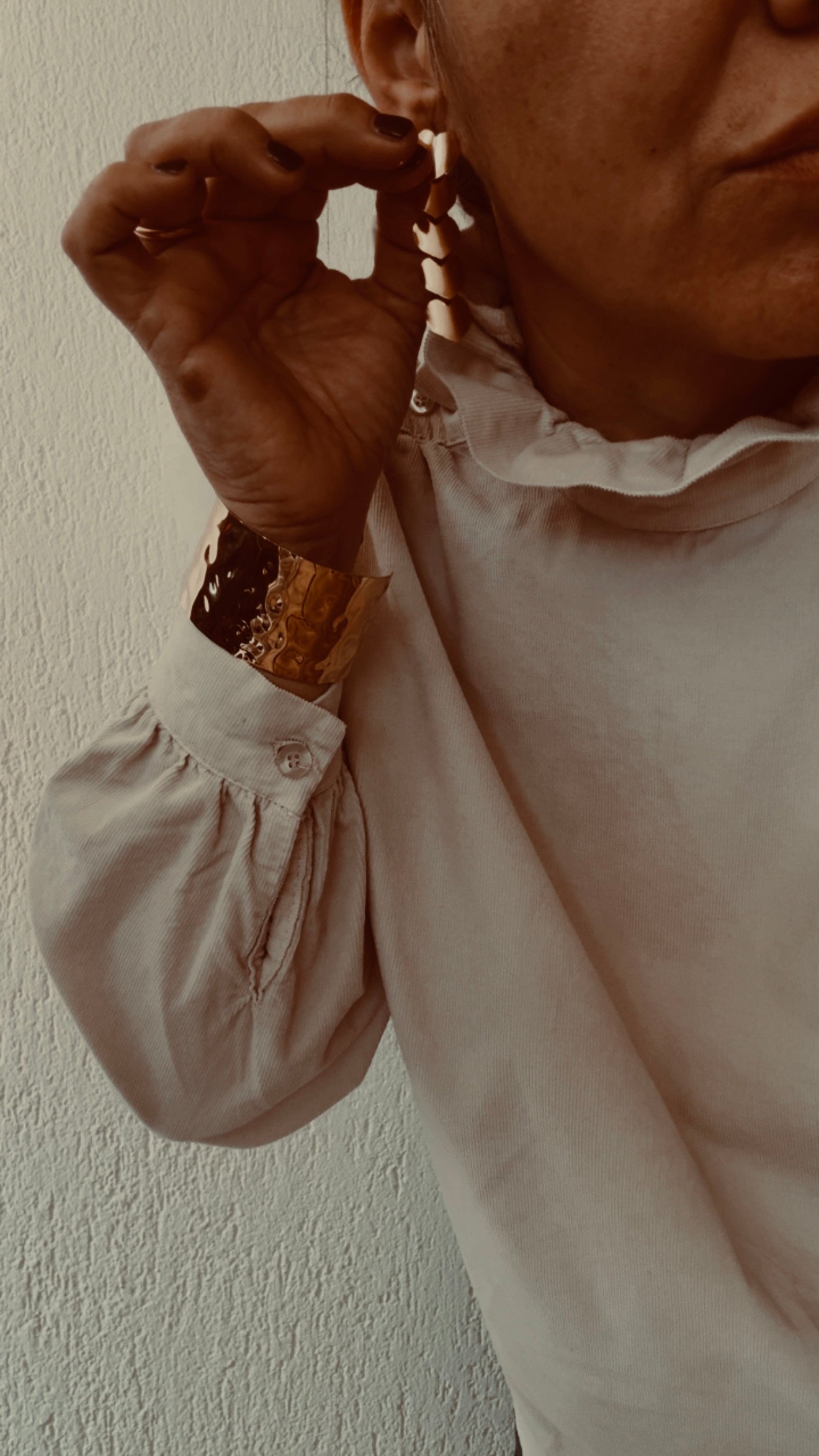 Camicia Demetra gesso